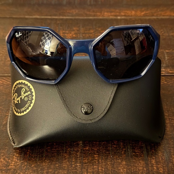 NEW Ray-Ban Octagon Sunglasses | Unisex - Blue - Picture 2 of 8